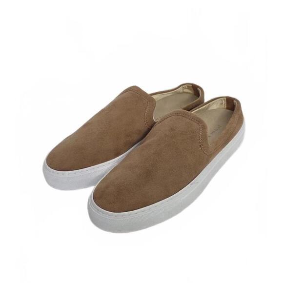 Jenni Kayne Suede Slider Sneakers In Honey Tan Size 40 US 10 New - Picture 3 of 6